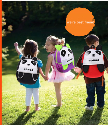 Disesuaikan Scratch Animal Tas Bentuk Anak Sekolah Anti dengan Polyester Lining