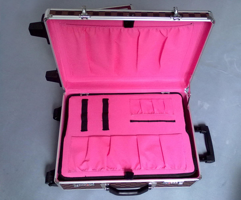 Serbaguna dilepas Tangan Trolley Beauty Case, ABS Panel Penerbangan Kasus Trolley