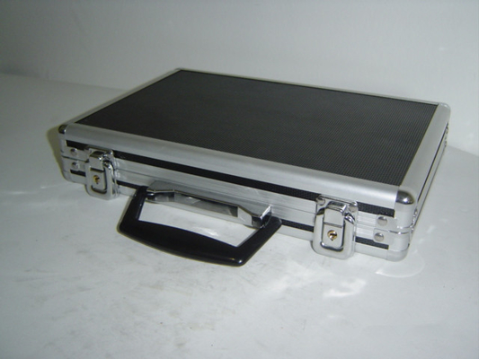 Portabel PVC Panel Aluminium Trolley Kasus dengan Logo embossing / Percetakan