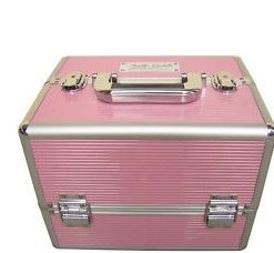 Kecantikan Profesional Kosmetik Kasus Aluminium Makeup Case Dengan Logam Handle